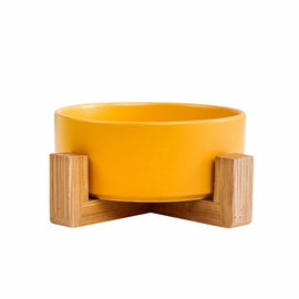 yellowwith-wooden-stand