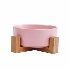 pinkwith-wooden-stand