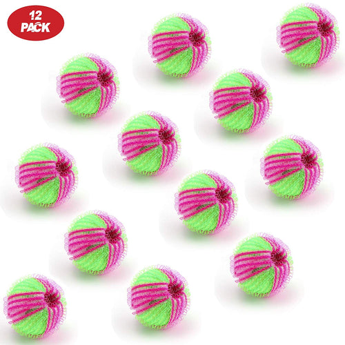 Nado Care Pet Hair Remover for Laundry - Reusable Hair Dryer Ball - Pet Washing Ball for Laundry - Magic Ball Hair Remover - Pack of 12