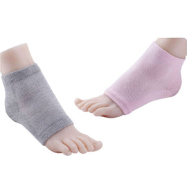 Moisturizing Socks Lotion Gel for Dry Cracked Heels 4 Pack, Spa Gel Socks Humectant Moisturizer Heel Balm Foot Treatment Care Heel Softener Cotton