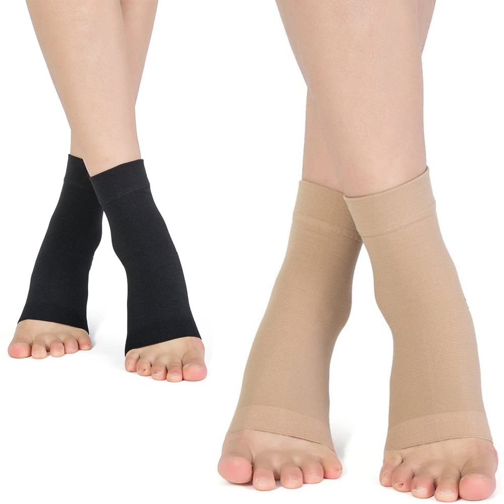 Pinkiou Spa Moisturizing Gel Socks for Dry Feet Ankles Cracked